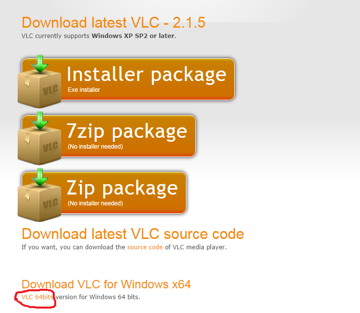 VLC для Windows x64
